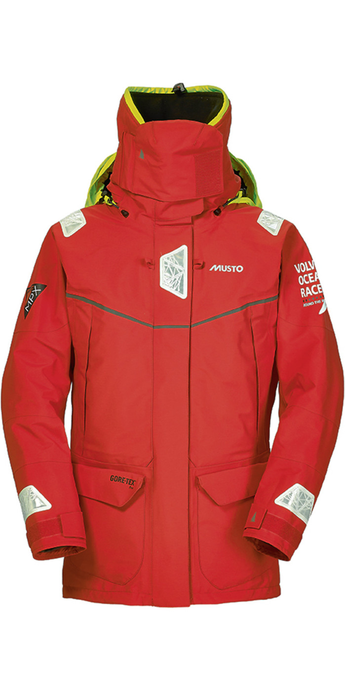 Musto Volvo Ocean Racing MPX Offshore Jacket RED VORMJ1513 Sailing